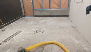 Antes de la aplicación de Epoxi