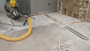 Antes de la aplicación de Epoxi